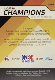 Ondřej Němec 2017/18 MK Last Champions