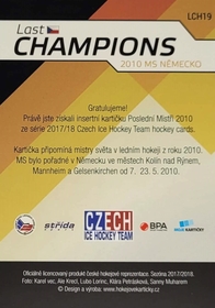 Petr Gřegorek 2017/18 MK Last Champions