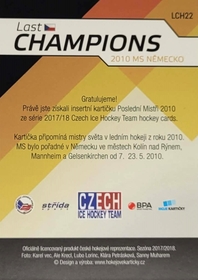 Petr Vampola 2017/18 MK Last Champions