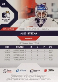 Aleš Stezka 2021/22 MK PROMO Rookie Card