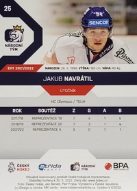 Jakub Navrátil 2021/22 MK PROMO Rookie Card