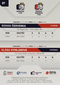 Roman Červenka, Klára Hymlarová 2021/22 MK PROMO 