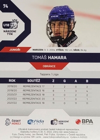Tomáš Hamara 2021/22 MK PROMO U18