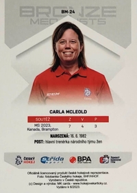 Carla McLeold 2022/23 MK Bronze Medalists Woman PROMO ražba