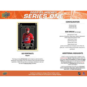 2022/23 UD Series 1 Hockey Hobby box