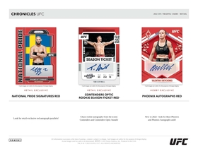  2022 Panini Chronicles UFC Blaster box