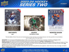  2023/24 UD Hockey Series 2 Blaster box