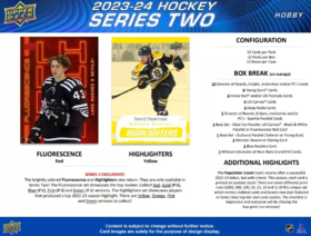  2023/24 UD Hockey Series 2 Blaster box