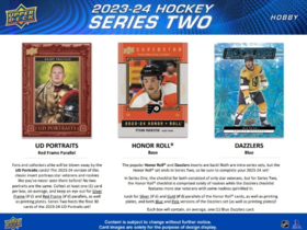  2023/24 UD Hockey Series 2 Blaster box