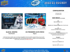 2022/23 UD Ice Hockey Hobby box