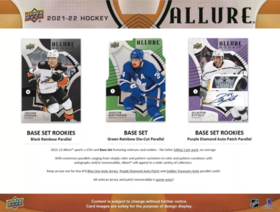  2021/22 UD Allure Hockey Hobby box 