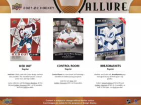  2021/22 UD Allure Hockey Hobby box 